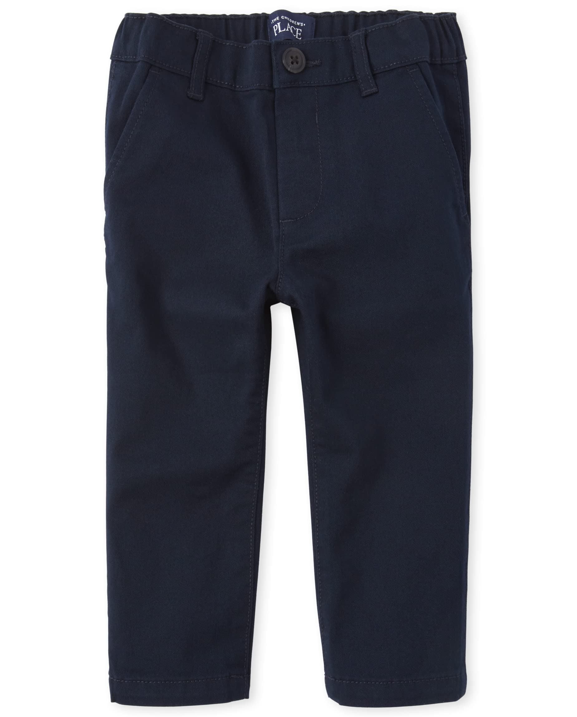 The Children'S Place Baby Boys And Toddler Stretch Skinny Chino Pants Jeans, New Navy Single, 3T Us