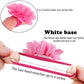 50Pcs Baby Girls Hair Ties 2Inch Chiffon Flower Bows Rubber Bands Soft Elastics Ponytail Holders Accessories For Infants Toddler