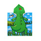 Jhong108 Kids Hooded Beach Towel For Age 1-6 Years Toddler Baby Boys - Super Absorbent Soft Microfiber Poncho Towel, Multi-Use F