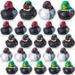 Deekin 12 Pcs Rubber Ducks 2 Inch Animal Party Favors Small Rubber Ducks for Cruise Ships for Shower Birthday Gift Activity Them