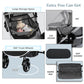 Kinder King 2 in 1 Convertible Baby Stroller, Folding High Landscape Infant Carriage, Newborn Reversible Pram, Diaper Bag, Anti-