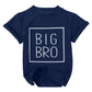 Mnlybaby Big Brother Shirt Toddler Baby Boy Promoted To Big Brother Announcement Tshirt Infant Short Sleeve Clothes Dark Blue