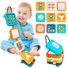 weirtoya Busy Board for 1 Year Old, Toddler Travel Toys for Toddler 1-3 Montessori Toys for 1 Year Old Travel Activities Cube Gi