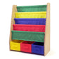 Humble Crew Childrens Bookcase Storage Rack with 4 Tiers, Childrens Bookrack, Bookshelf, Primary