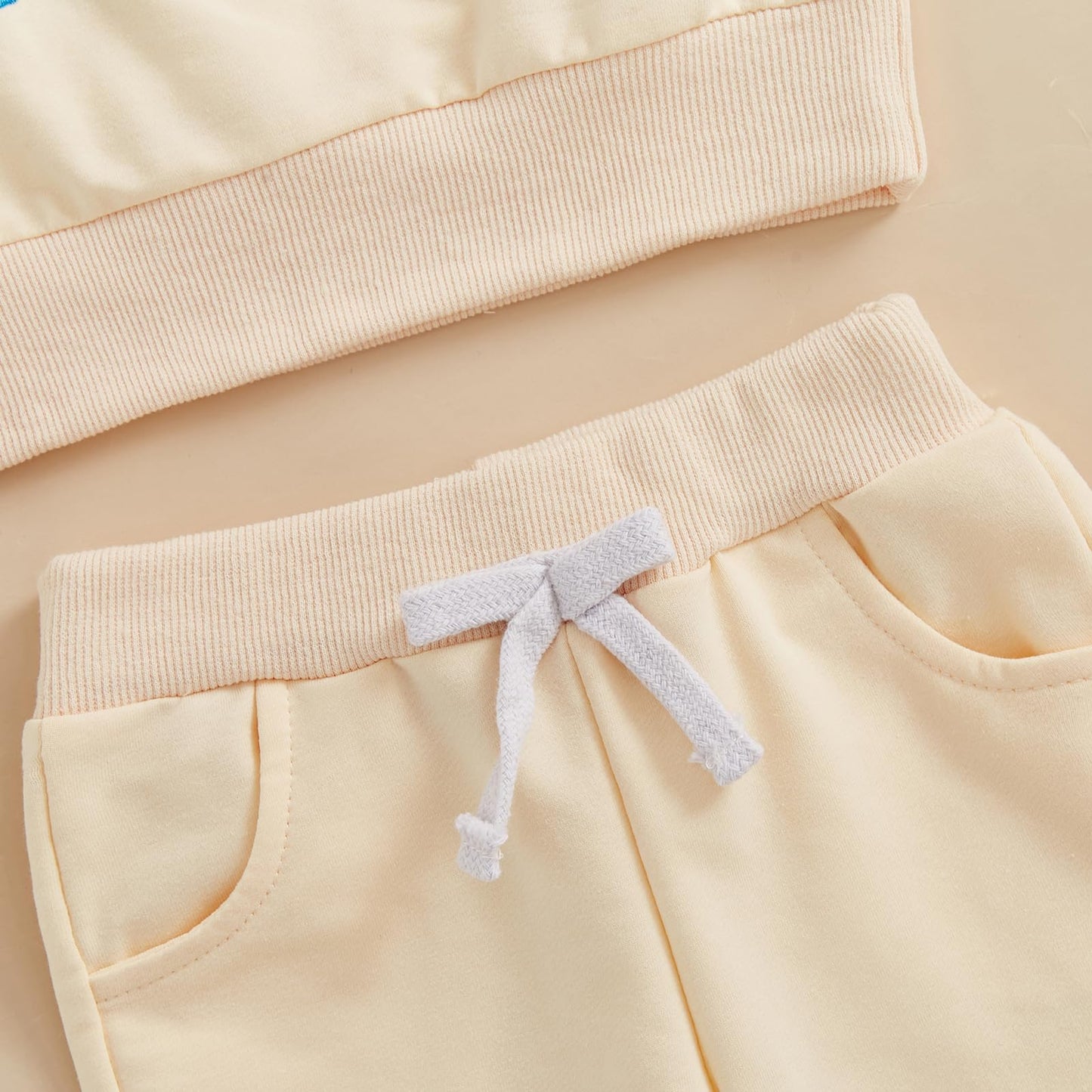 Socutebabe Baby Girl Valentines Day Outfit Bow Letter Long Sleeve Crewneck Sweatshirts Pants Fall Winter Clothes Set (Love-E-Apr