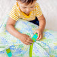 Lovevery The Nap Mat One-Piece Cozy Naptime Set With Padded Mat, Blanket, & Pillow For Toddlers; Soft Organic Cotton, Perfect Fo
