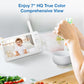 Vtech Upgraded 7' Baby Monitor, Advanced Hq Max, Pan Tilt Zoom Video Baby Monitor With Camera And Audio, Ips Screen, Touch Cont