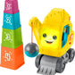 Fisher-Price Baby & Toddler Learning Toy Count & Stack Crane with Blocks, Lights, Music & Sounds for Infants Ages 9+ Months