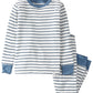 Carter'S Baby & Toddler Organic Cotton 2-Piece Pajama Sets, Blue Stripes, 6 Months