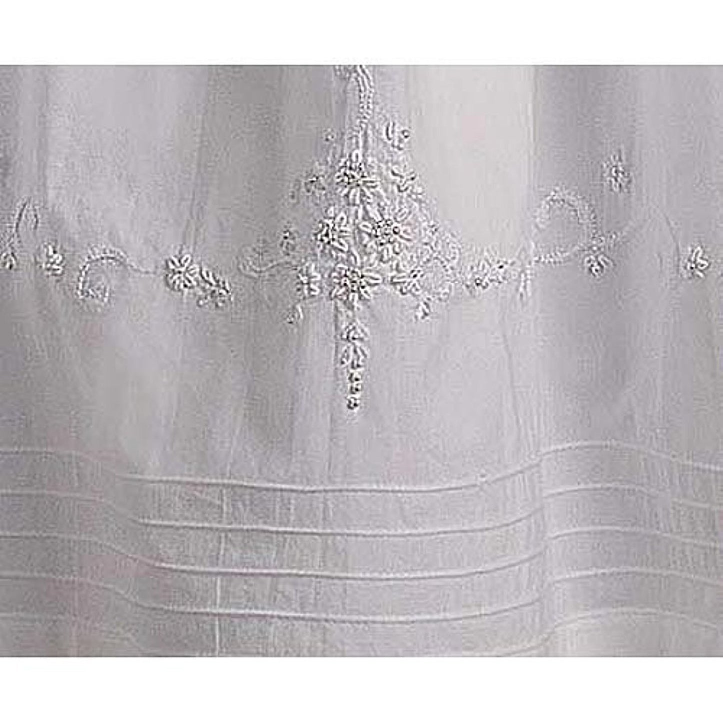 Little Things Mean A Lot Helena Cotton Christening Gown Size - 6 Months White