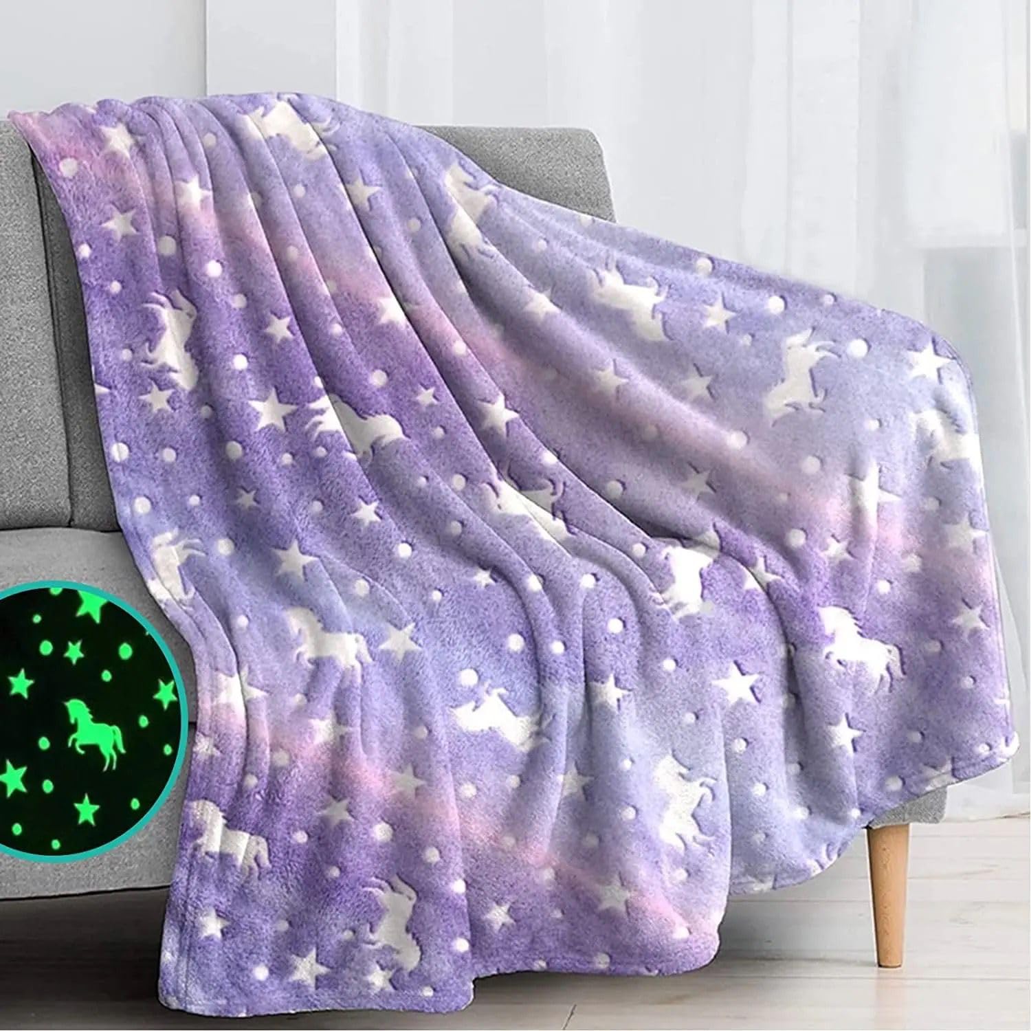 Tony Stark Ultraaglow Glow In The Dark Blanket For Kids (015 Years, 200X152 Cm) Soft Flannel Fleece Throw, Cozy & Warm AllSeas