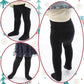 Mini Angel Baby Tights Toddler Girl Tights Seamless Cable Knit Leggings Soft Cotton Stockings Pantyhose 3 Pack For Kids (Black,