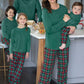 Pajamagram Christmas Pajamas For Family, Red & Green Plaid, Baby 18M