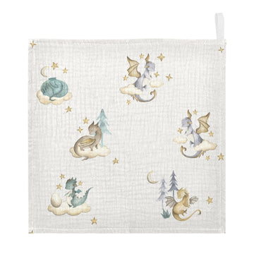 Baby Washcloths Cotton Pets French Bulldog Baby Muslin Washcloths Soft Baby Face Towel for Newborn Infants Baby Wipes, 11.8 X 11