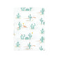 Hudson Baby Unisex Baby Cotton Flannel Burp Cloths Bundle, Desert Cactus, One Size