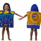 Jay Franco Marvel Eternals Ikaris Bath/Pool/Beach Hooded Poncho - Super Soft & Absorbent Cotton Towel, Measures 28 x 28 Inches (
