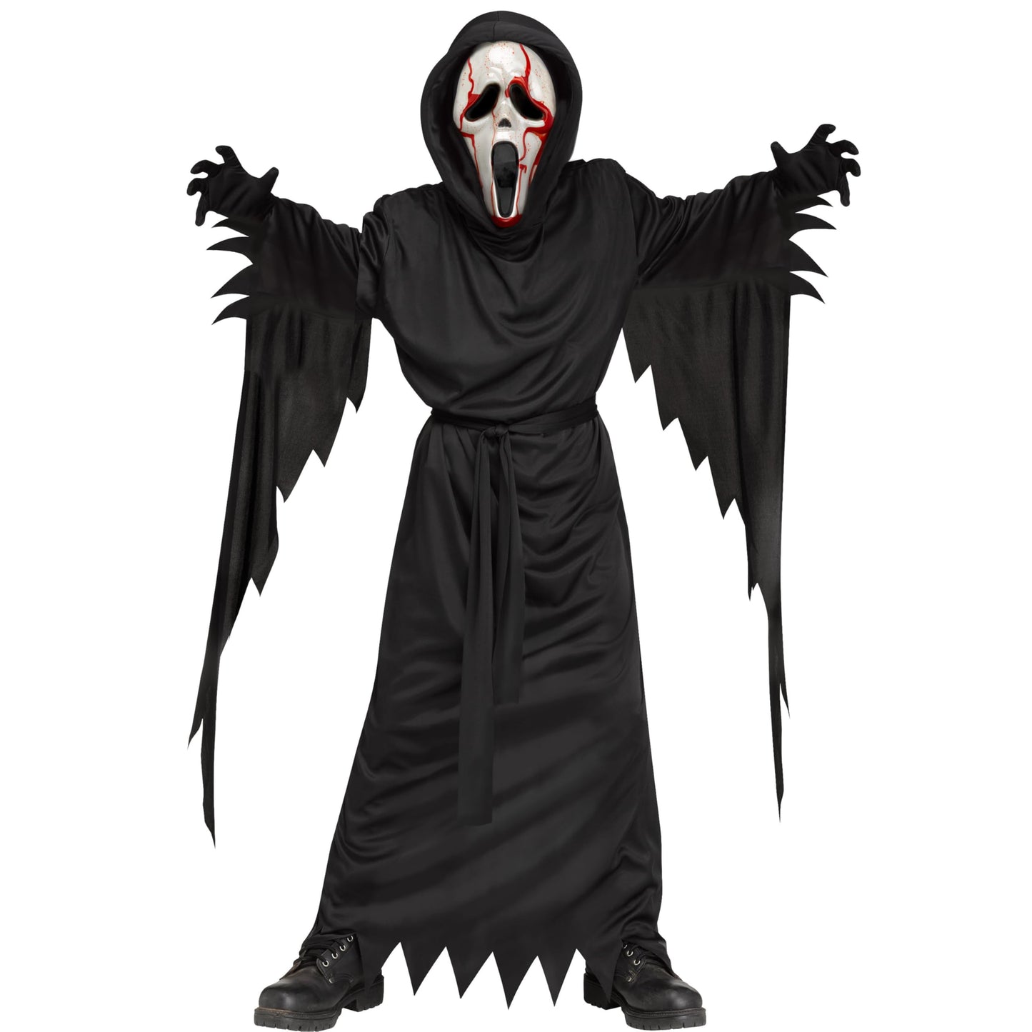Fun World Bleeding Ghostface Child Costume, Multicolor, Large