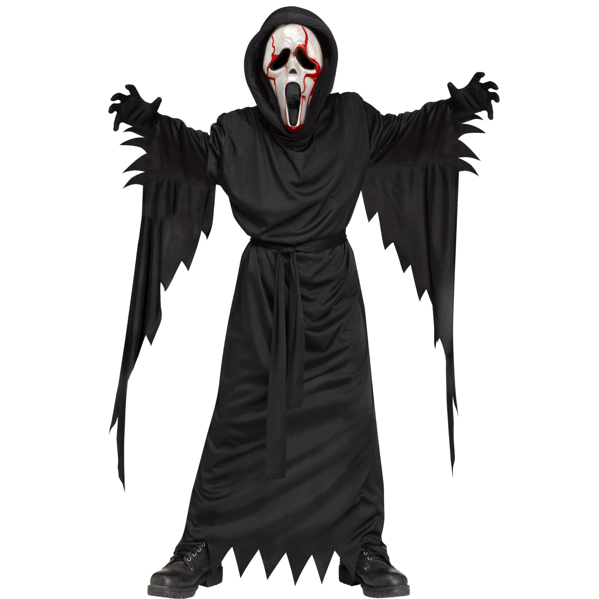 Fun World Bleeding Ghost Face Child Costume, Medium