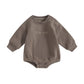 allshope Newborn Baby Boy Fall Outfit Romper Little Dude Embroidery Long Sleeve Jumpsuit Bodysuit Infant Winter Clothes (Winter 