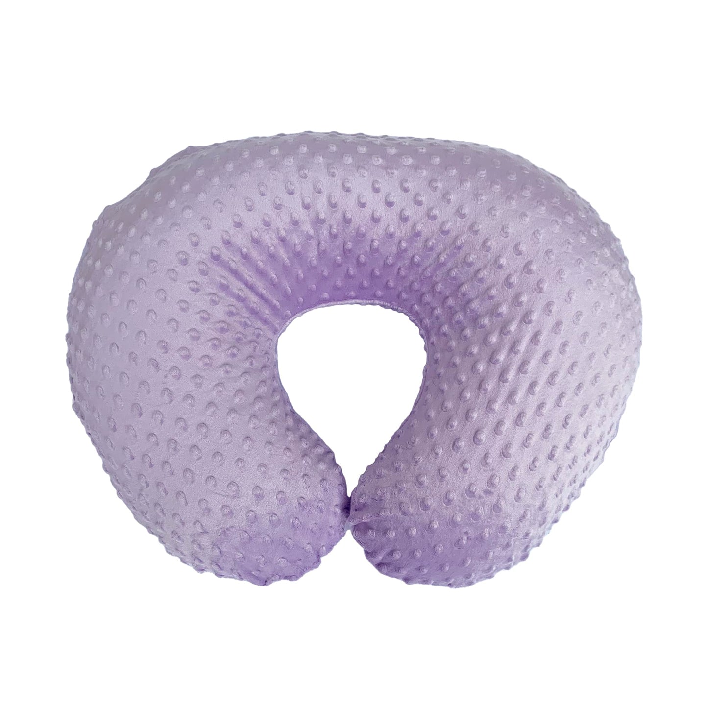 Artebona Kiddyklouds Nursing Pillow Slipcover - Breastfeeding Pillow Cover. Minky Fabric (Lavender)