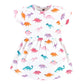 Hudson Baby Baby Girls Hudson Cotton Dresses, Cuteasaurus, 0-3 Months Casual Dress, Cuteasaurus, 3 Months Us