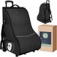 Wurzfolk Rolling Car Seat Travel Bag with Wheels - Car Seat Backpack Transport Case for Airplane Travel, Fits Convertible & Boos