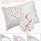 Alvababy Toddler Pillowcases 2 Pack Organic Cotton Kids Pillow Cover Fit 13'X 18' Or 12'X17' Envelope For Girl Boy Sleepy Tr
