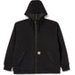 Carhartt Mens Rain Defender Rockland Sherpa Lined Hooded Sweatshirtrt, Black, 2X-Large
