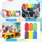 Jetec 6 Pcs Wall Padding For Kids With Autism Playroom Anti Collision 3D 15.75 X 7.87 Inch Peel And Stick Headboard Upholstered