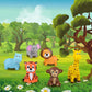 ArtCreativity Vinyl Zoo Animals Toys (Pack of 12) - Assorted Squeezable Toys Safari Animals Figures - Safari Birthday Party Favo