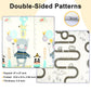 Dovesail Foldable Baby Play Mat, 47 ' X 47 ' Baby Playmat For Playpen, 0.4 Inch Thick Waterproof Anti-Slip Reversible Foam Pla