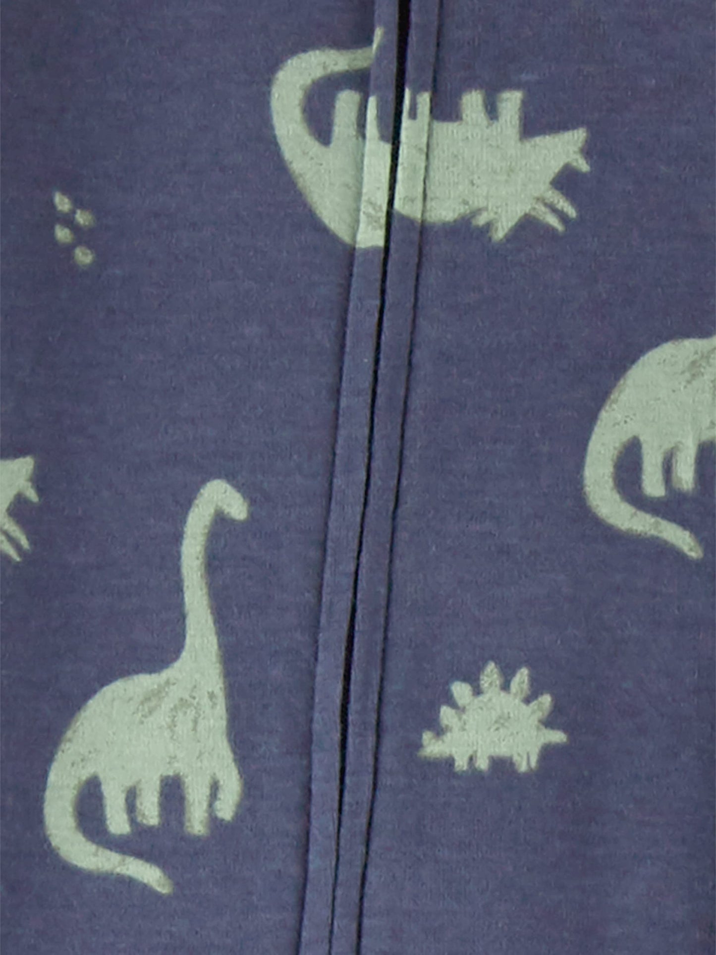 Simple Joys By Carter'S Baby Boys' Toddler 3-Pack Snug Fit Footed Cotton Pajamas, Green Stripe/Grey Heather/Indigo Wash Dinosaur
