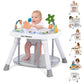 Time Followers 4-in-1 Baby Activity Center | 3 Stage Grow Stationary Standing Toddler Play Table | Tummy Time,Exersaucer, Jumper