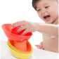 Nuby 5-Pack Stacking Bath Boats