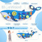 BlueWood Whale Wall Busy Board Panels, Toddler Learning Activity Center, Montessori Sensory, Educational Toys, Conducive to All-