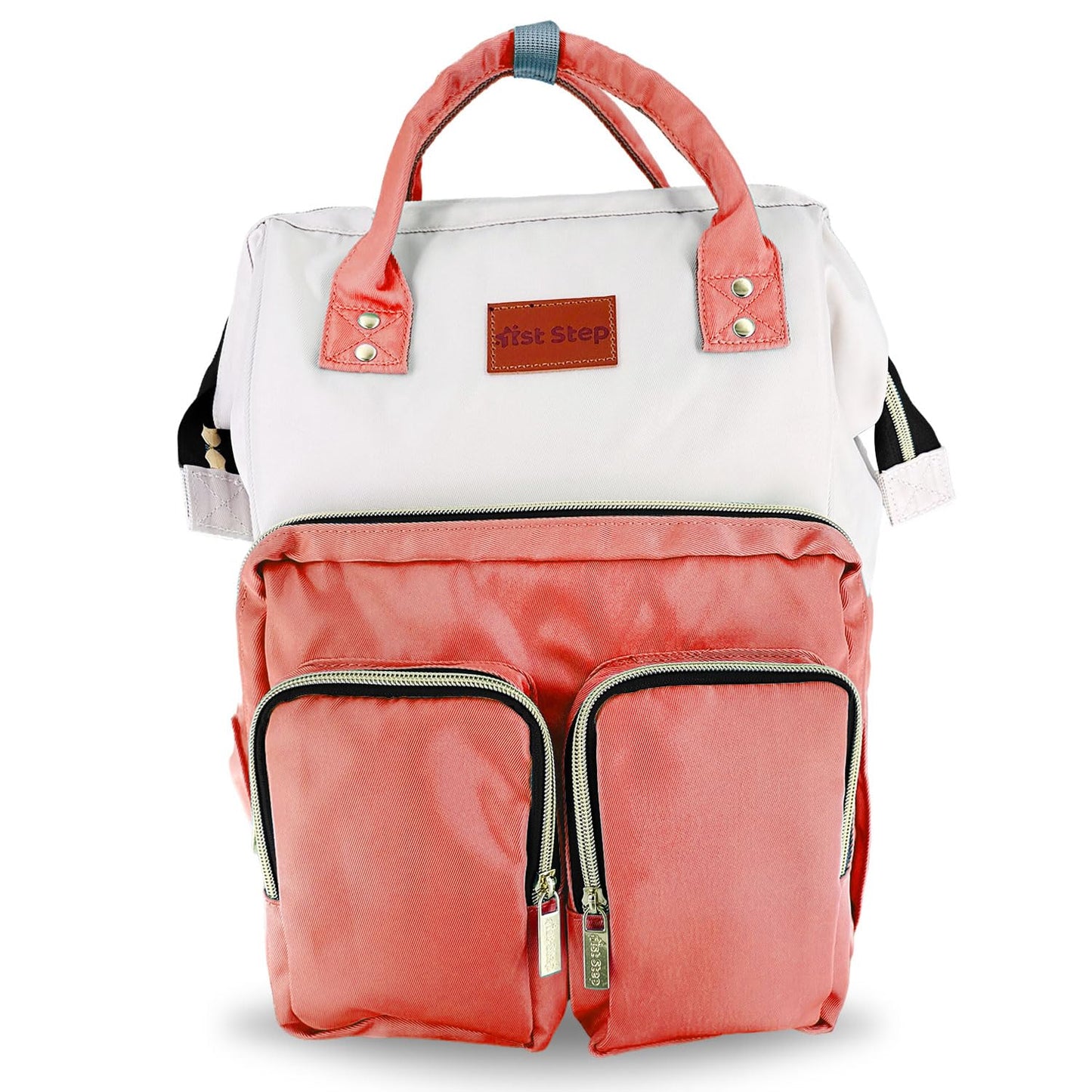 1St Step Smart And MultiFunctional Diaper Bag (Orange 1)