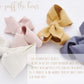 California Tot Set Of 4 Faux Suede 3D Bow Clips For Toddlers, Girls (3D Set Of 4)