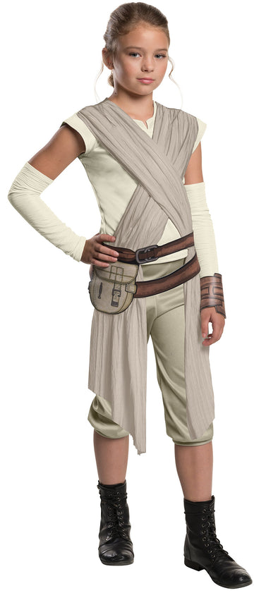 Star Wars: The Force Awakens Child'S Deluxe Rey Costume, Large