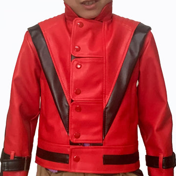 Mj Michael Thriller Jacket Children Kids Jacket Costumes Gift For Perfromance Party Imitate Birthday (7T)