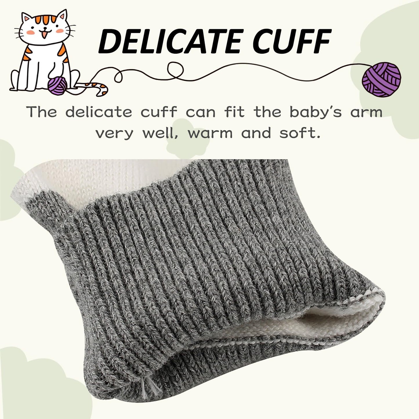 Peecabe Toddler Baby Cable Knit Sweater For Boys Long Sleeve Crewneck Striped Cotton Pullover Sweatshirt Fall Winter 1-5T (3T, G