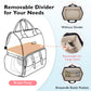 Mommore Breast Pump Backpack For Spectra S1,S2 Medela Diaper Bag Backpack For Working Moms With 15.6 Inch Laptop Sleeve, Black