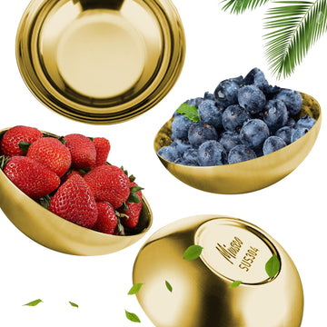 Stainless Steel Bowls For Kids, 18/8 Stainless Steel Toddler Bowl, Bpa-Free, Durable & Easy Clean, 4 Pack - 14.5 Oz Perfect For