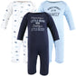 Hudson Baby Girls Unisex Cotton Coveralls, Newest Family Member, 9-12 Months, Newest Family Member, 9-12 Months Us