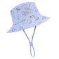 Durio Sun Hat Baby Toddler Infant Sun Hats Sun Protection Wide Brim Bucket Hat Cute Baby Boy Summer Beach Hat C Blue Dinosaur 3-