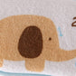 Lurrose 3Pcs Baby Bath Sponge Cartoon Elephant Soft Cotton Scrubber Bath Brush Rubbing Towel For Toddler Infant (Mixed Color)