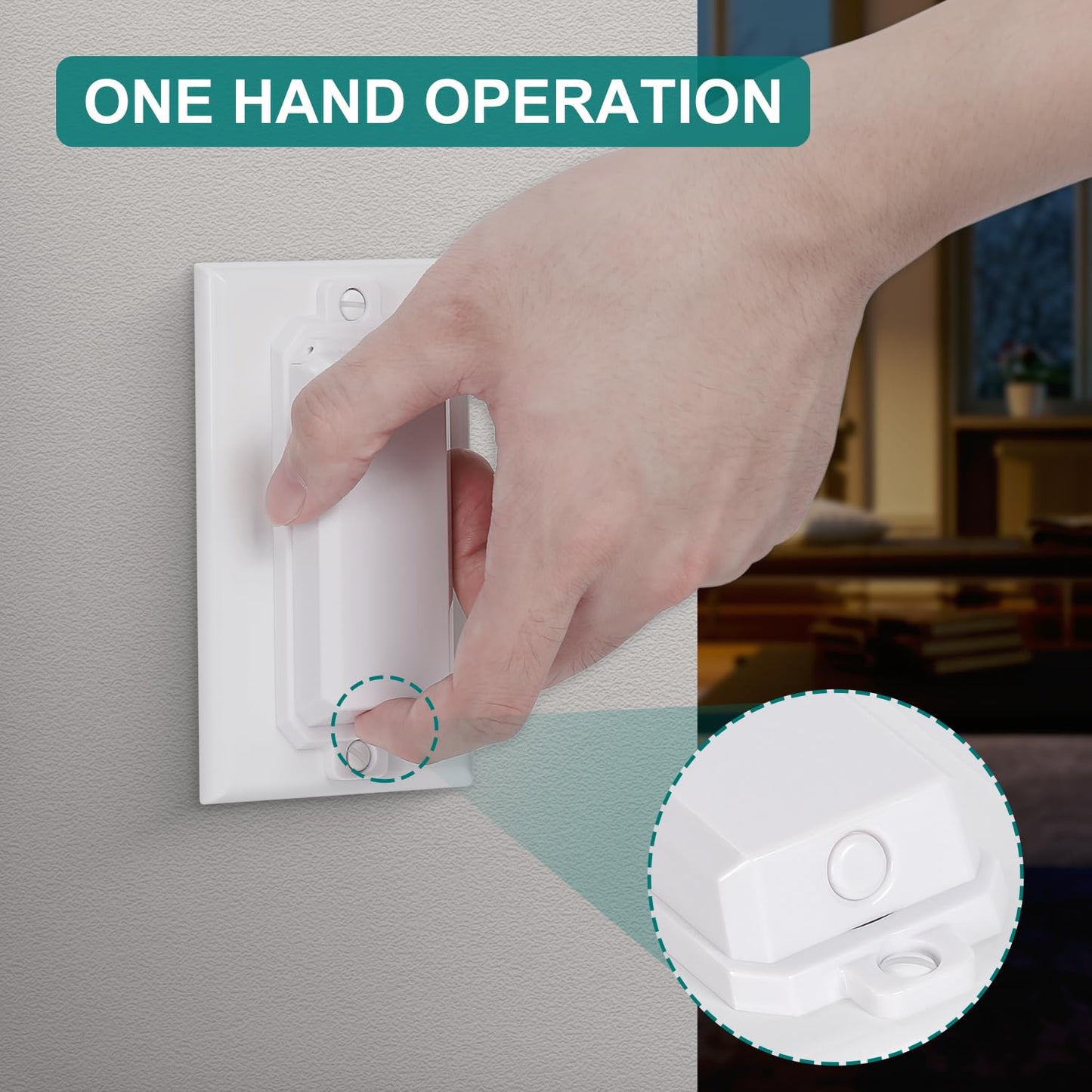 Clymene Light Switch Cover Guard, Child Proof Wall Switch Cover Protects Your Lights Or Switches From Being Accidentally Turned