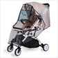 MASSMOT Baby Stroller Rain Cover, Stroller Accessories, Universal Waterproof Windproof Rainproof Stroller Cover for Winter, with
