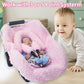 Winter Baby Car Seat Cover, Infant Car Seat Liner With Plush Fleece, Infant Insert For Baby Carseat, Warm Carseat Cover For Cold