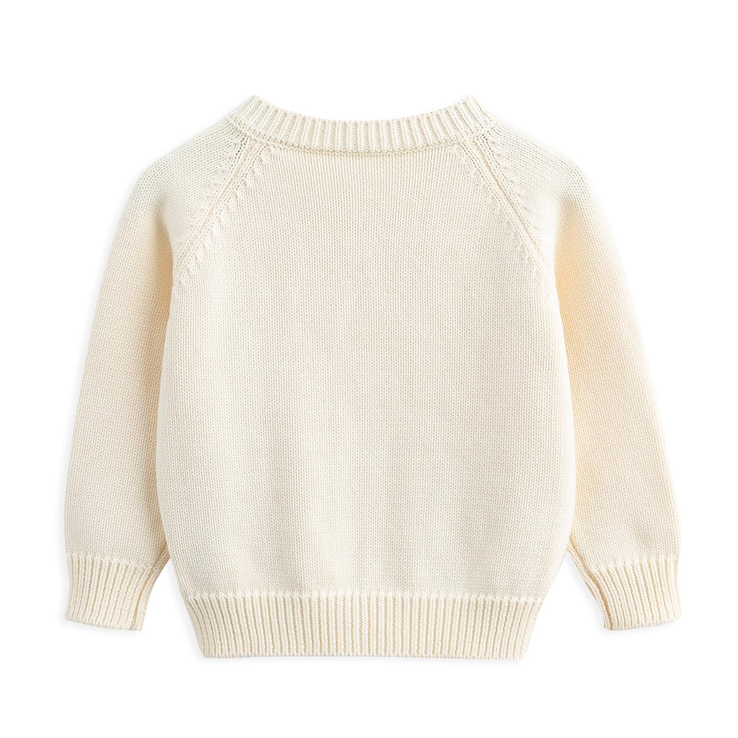Simplee Kids Baby Sweater Valentine 'S Day Cardigan Embroidery Knit Coat For Winter Spring For 18-24 Months