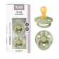 BIBS Pacifiers - Studio 2 Pack | Round Nipple Baby Pacifier | BPA Free Natural Rubber Latex Soother | Made in Denmark | Size 6+ 